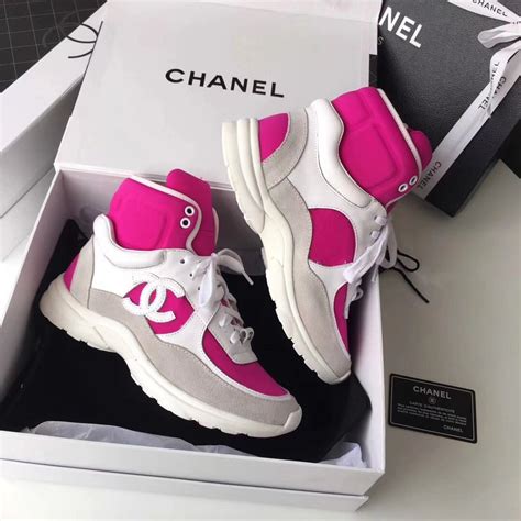 chanel high top sneakers 2017|Chanel sneakers brand new.